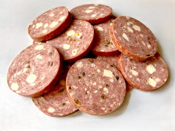 Jalapeno Pepper Jack Summer Sausage (1#) - Image 2