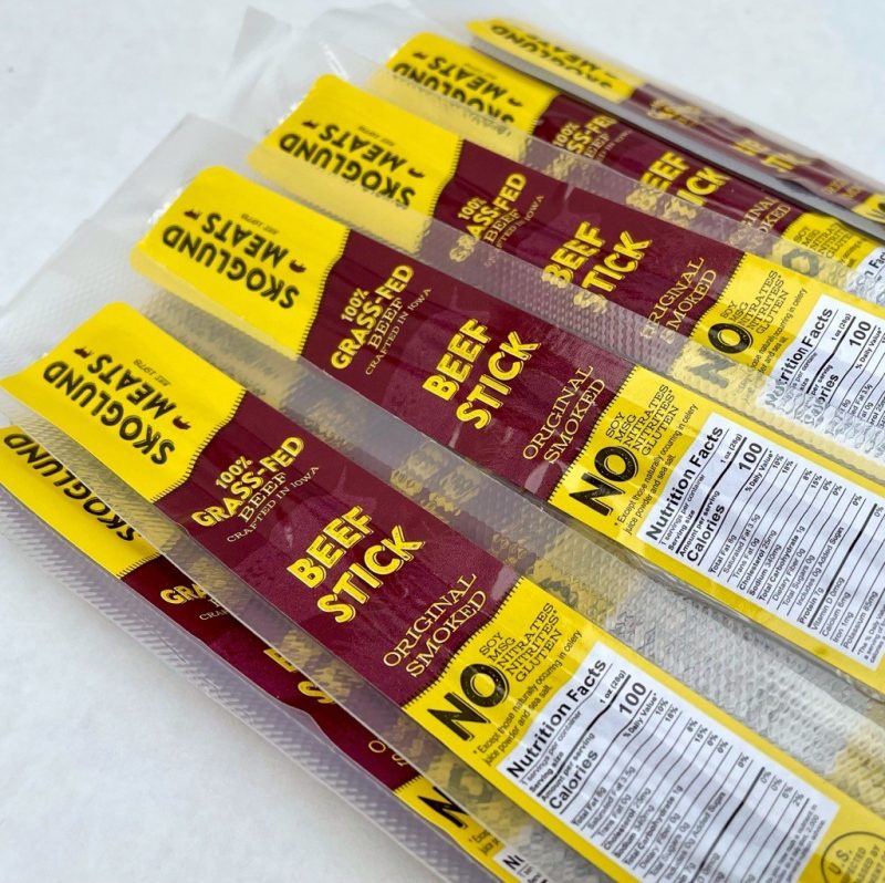 Original Grass-Fed Beef Stick, No Sugar (10 Count) - Image 3