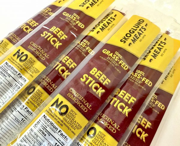 Original Grass-Fed Beef Stick, No Sugar (30 Count) - Image 4