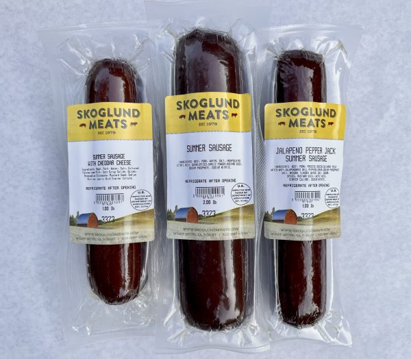 Hickory Farms Smoked Sausage and Cheese Bundle of 5 Items, Summer Sausage  Salami, Smoked Cheddar, Jalapeno