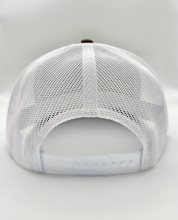 Skoglund Meats Hat (Burgundy/White) - Image 3